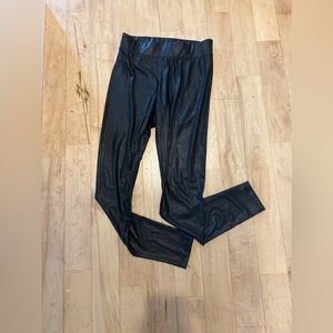 Faux leather style leggings